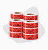 Shop4Mailers This is a Set Do Not Separate Red Labels 1" x 2" Rolls of 500 (72 Rolls)