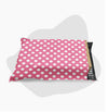 10x13 pink polka dot poly mailer envelope with self sealing adhesive closure 