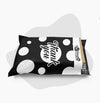 10 x 13 Black and White Polka Dot Thank You Poly Bag Mailer Envelopes 2 Mil | Shop4Mailers
