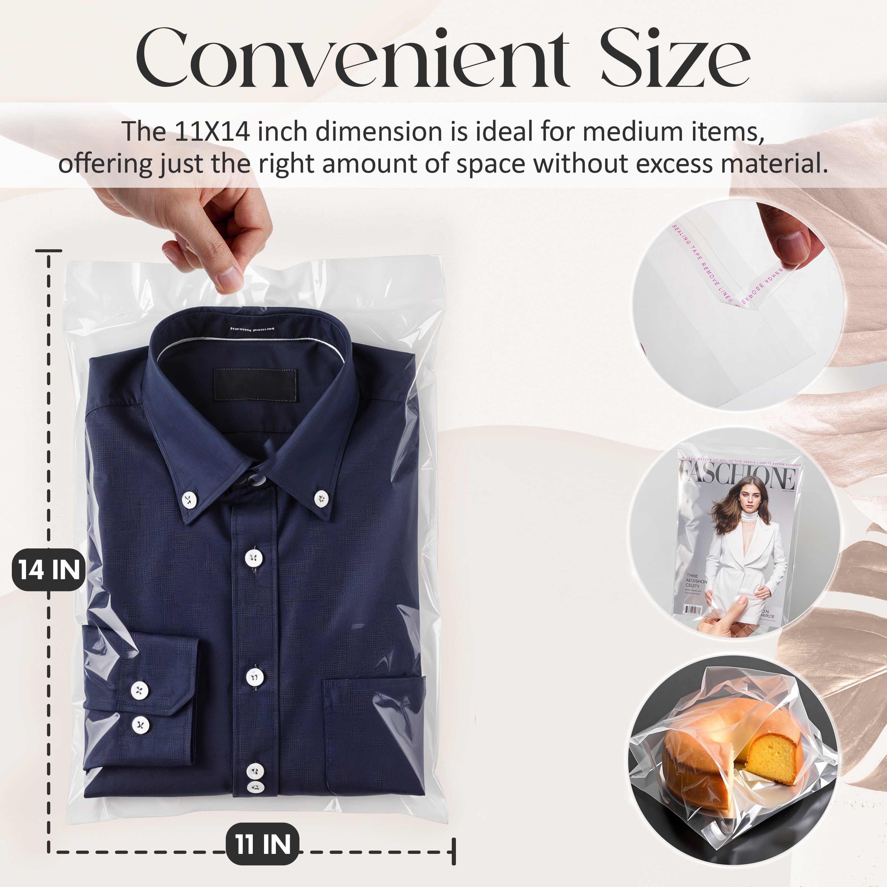 Wholesale Suffocation Warning Clear Plastic Self Seal