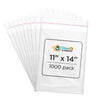 11 x 14 Clear Cellophane Resealable Bags Self Seal Envelopes 1.2 mil | Shop4Mailers