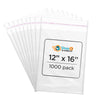12 x 16 Clear Cellophane Resealable Bags Self Seal Envelopes 1.2 mil | Shop4Mailers