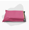 14.5x19 pink poly mailer with glossy finish and self sealing adhesive