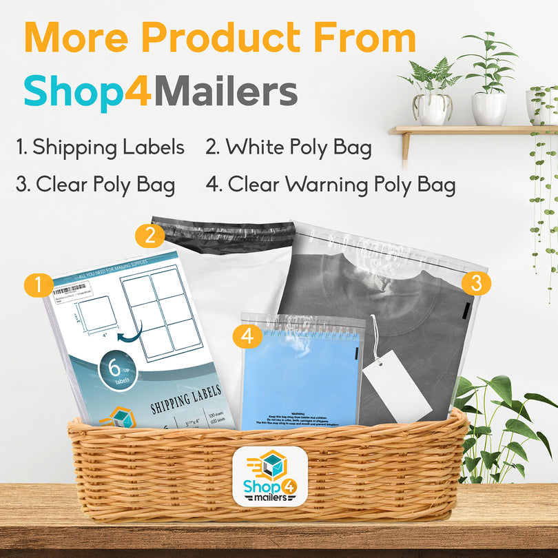 Self Seal Resealable Clear Polyethylene Bags W/ Suffocation Warning Print 6 X 9 1 5 Mil Thick 10000 Count