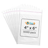 4 x 6 clear cellophane resealable self seal bag for packaging small items