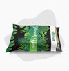 black tropical palm thank you poly mailer envelope for ecommerce packaging
