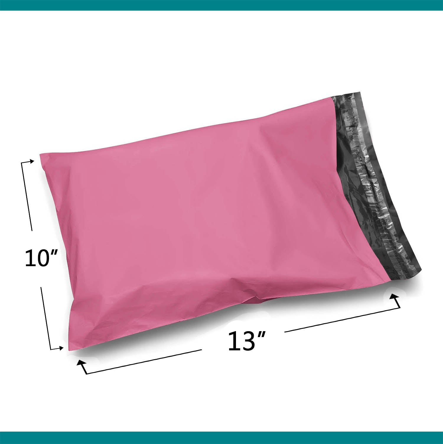 1000 Pink Poly Mailers 10x13 Inches - Self-Sealing Shipping Envelopes For Boutiques