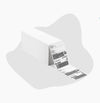 4x6 Fanfold Direct Thermal White Adhesive Perforated Postage Shipping Labels (3000 Pack)