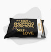 10 x 13 It's Not an Addiction, It's Self Love Black and Gold Poly Bag Mailer Envelopes 2 Mil | Shop4Mailers