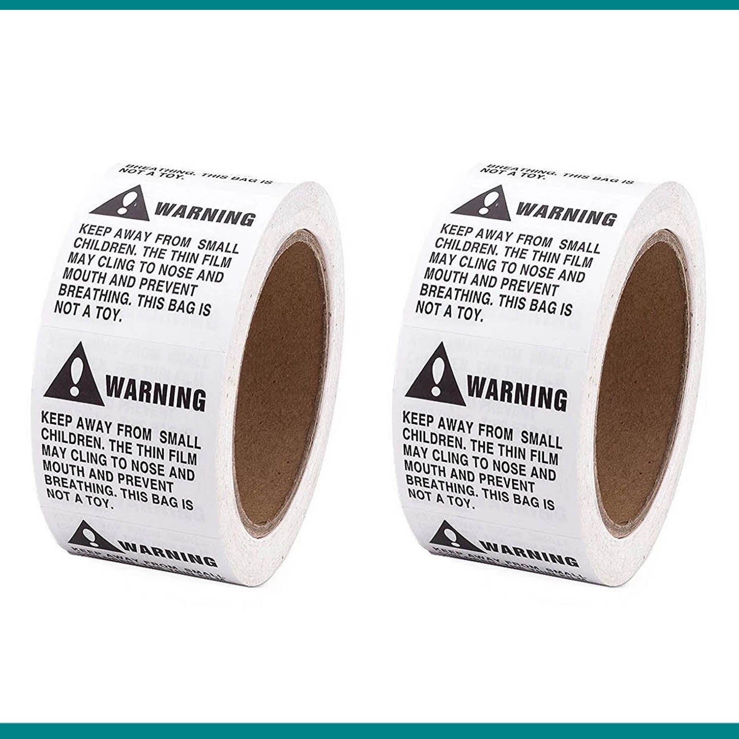 Warning Suffocation Labels 2